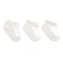 Calcetines de encaje para bebé – Algodón peinado suave