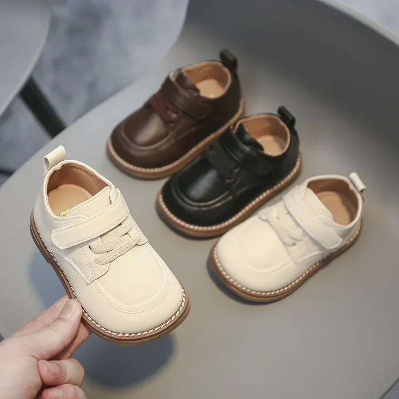Zapatos de cuero para niños – Estilo británico cómodo - imagen 3