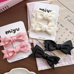 Pinza para el pelo de satén con lazo estilo ballet para niñas