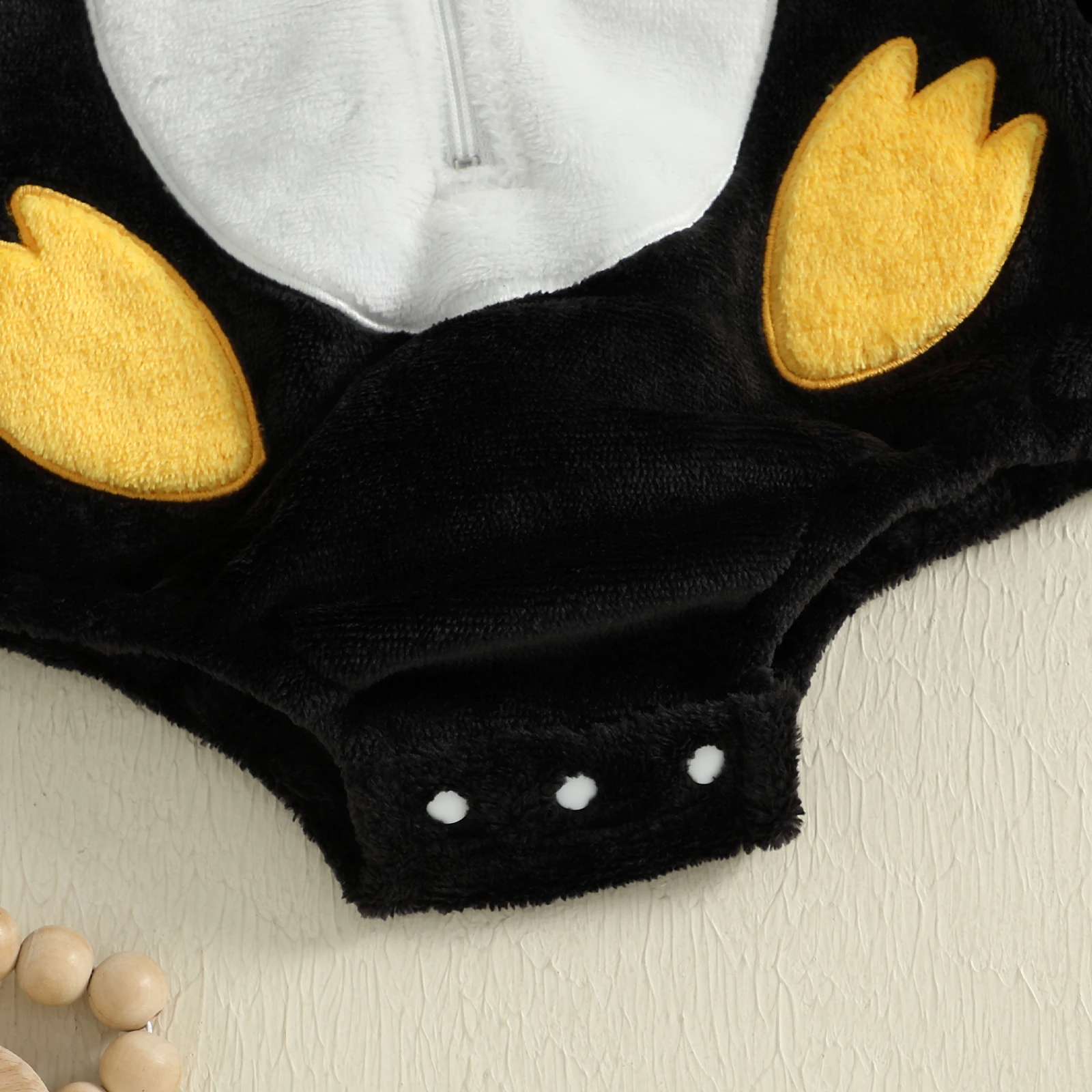 Tregren Disfraz de bebé Halloween – Pelele con capucha y cremallera - imagen 2