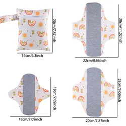 Protectores menstruales reutilizables lavables con forro de grafeno
