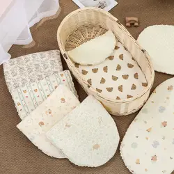 Cojín de terciopelo antideslizante y suave para cochecito de bebé