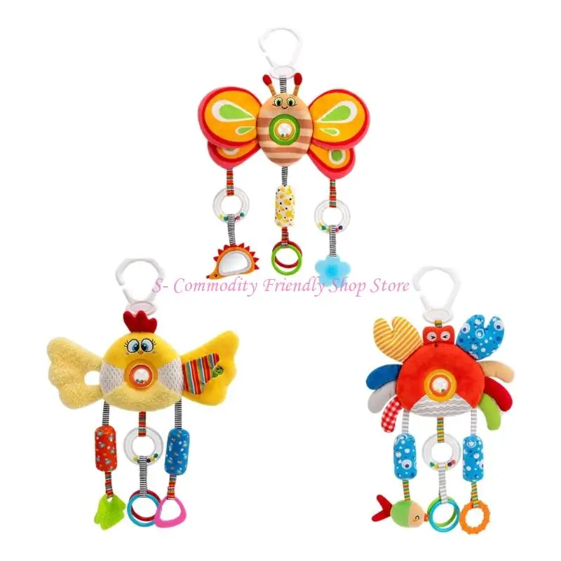 Felpa suave y diseño colgante para cochecito