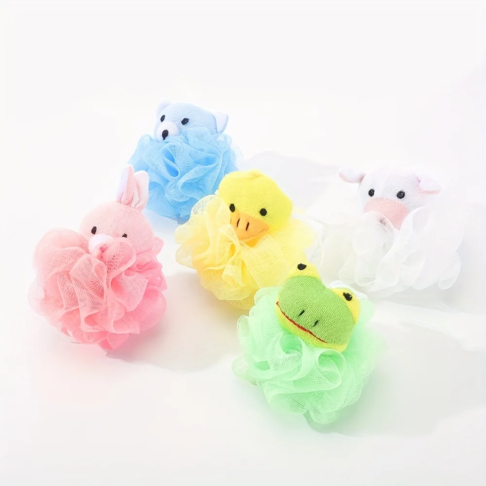 Esponja de baño de lufa con animalitos para niños - imagen 5