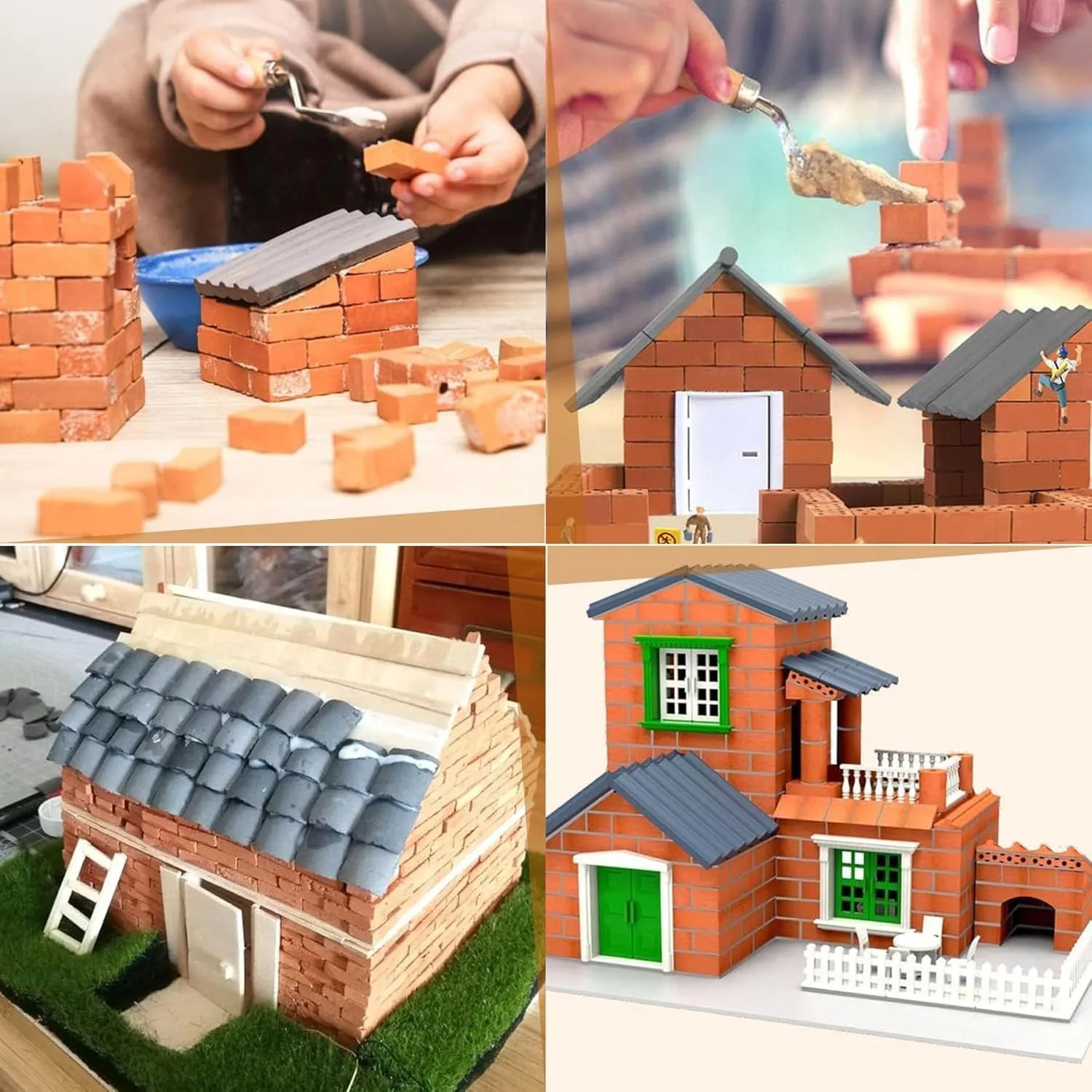 Juego de construcción con mini ladrillos para casa de muñecas - imagen 3