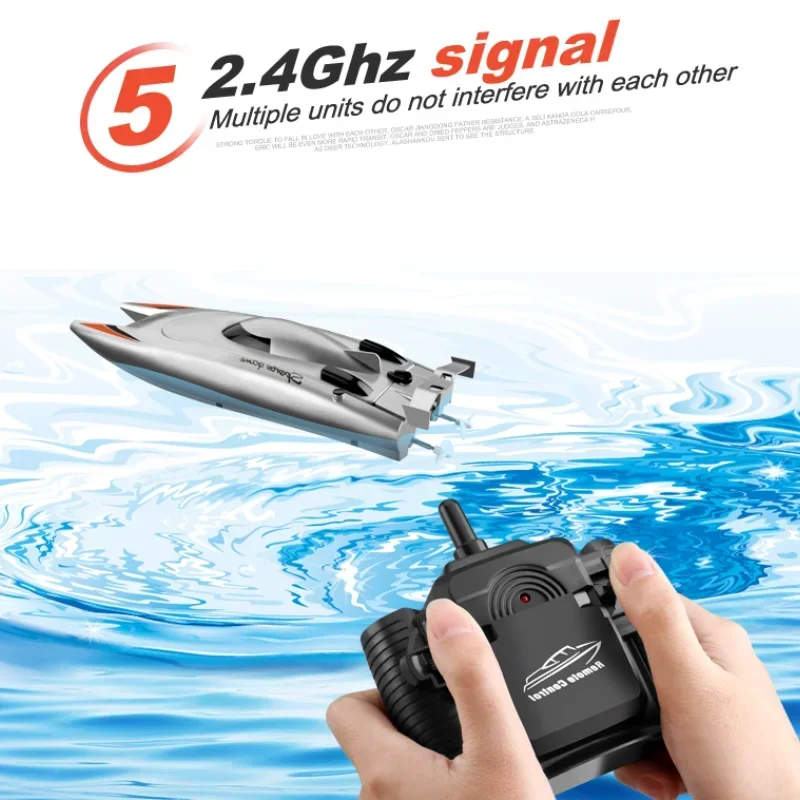Barco RC para niños 2.4G con doble motor y evitación de obstáculos - imagen 3