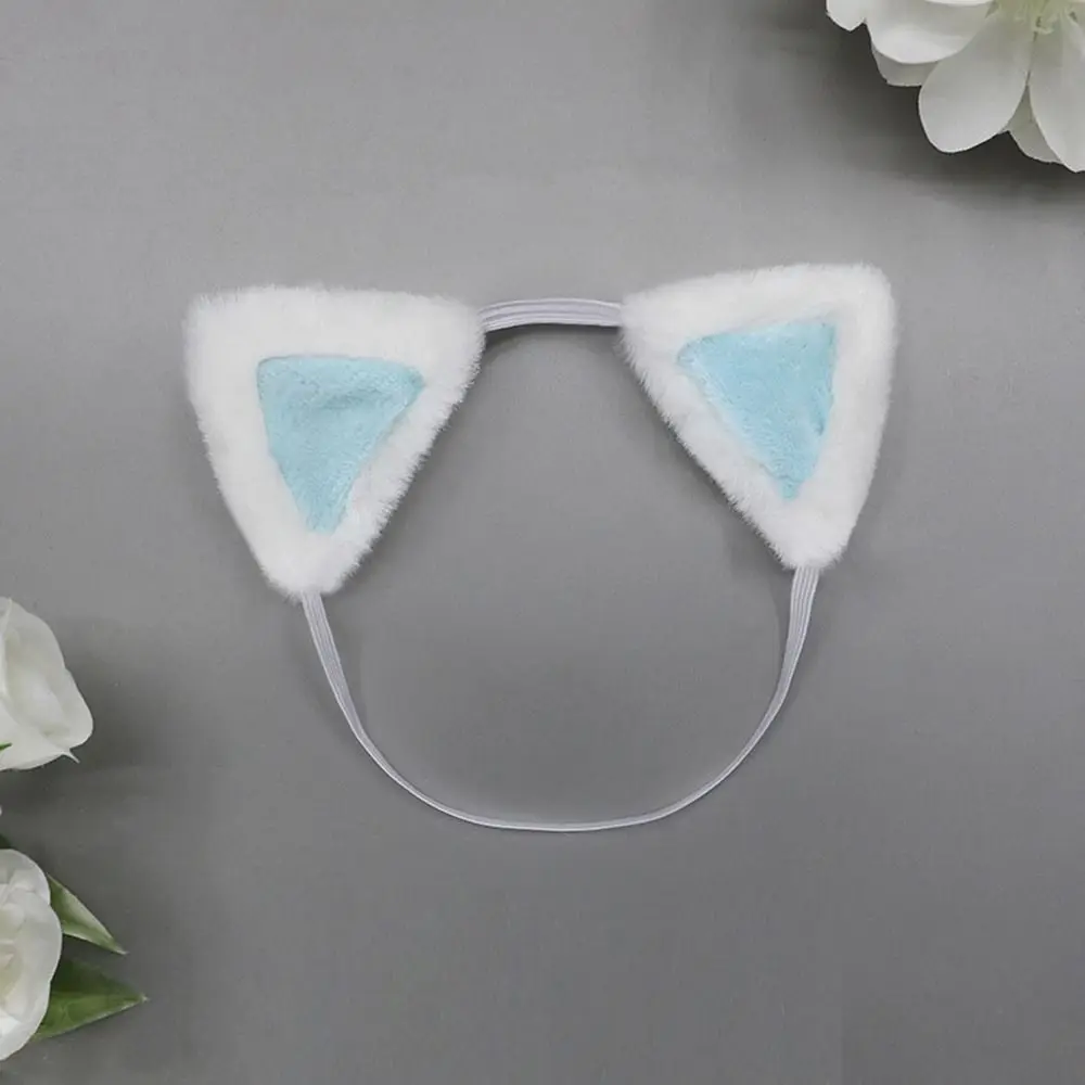Diadema de peluche con orejas felinas para muñeca - imagen 3