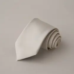 Corbata rayada para hombre – negra y gris informal para bodas