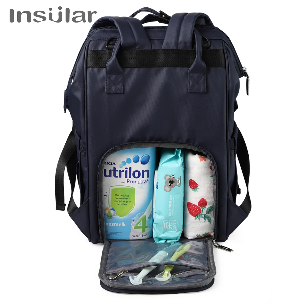 Bolsa maternal isotérmica para pañales – Gran capacidad viaje bebé - imagen 3