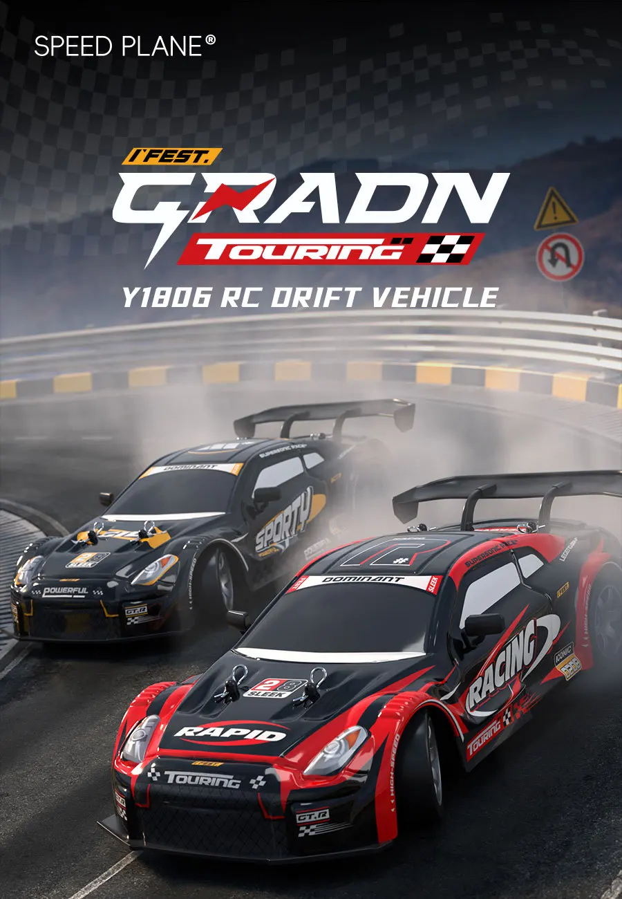 Vista del coche RC 4WD