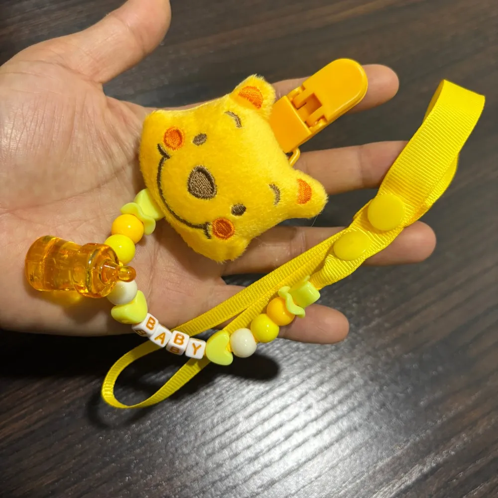 Clip para chupete de recién nacido personalizado, seguro y cómodo