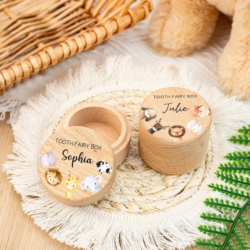 Caja para dientes de leche personalizada con hada y nombre especial - imagen 5