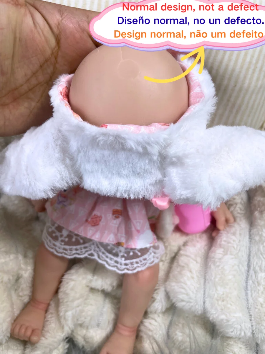 Muñeca bebé reborn Bettie de silicona suave, cuerpo lavable - imagen 5