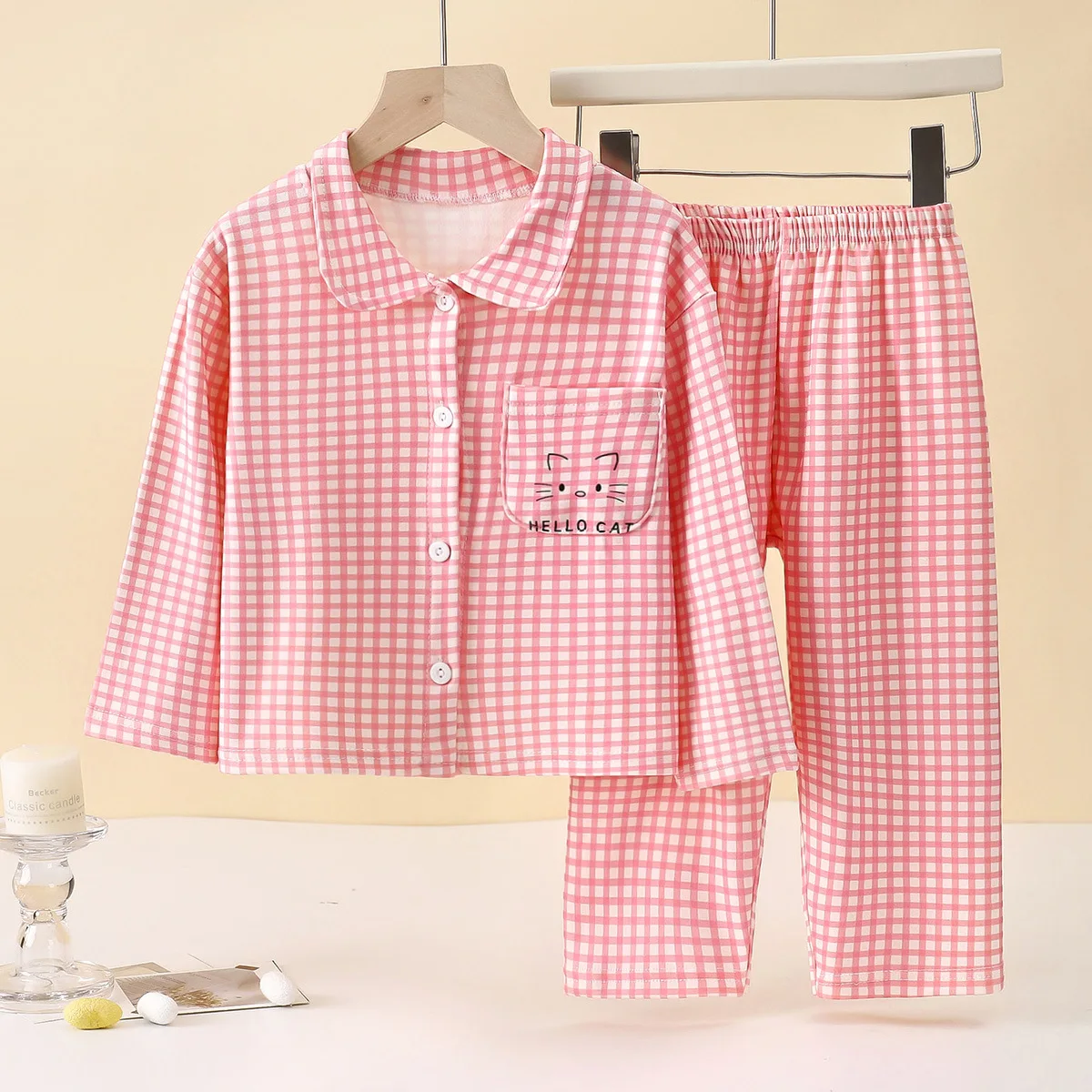 Pijamas para niños manga larga con estampados de animales - imagen 2