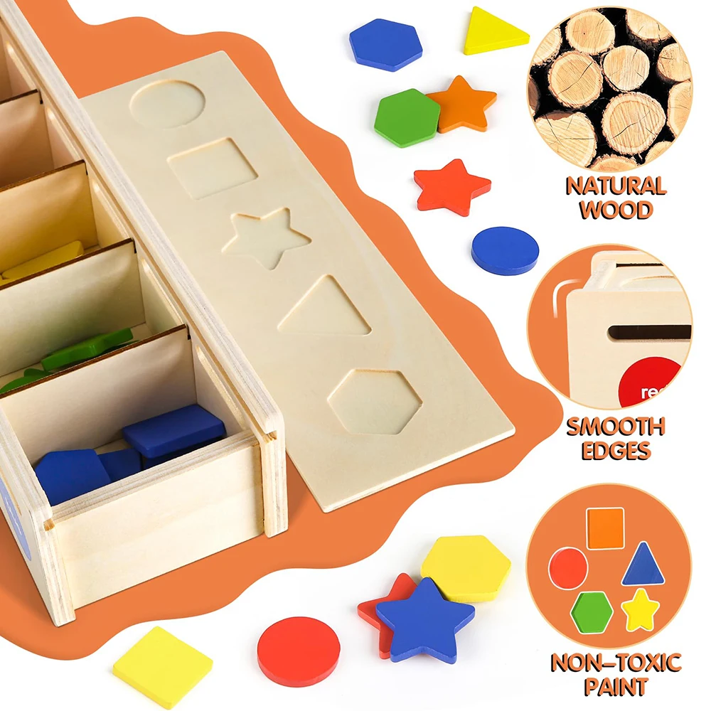 Caja de almacenamiento con bloques clasificados