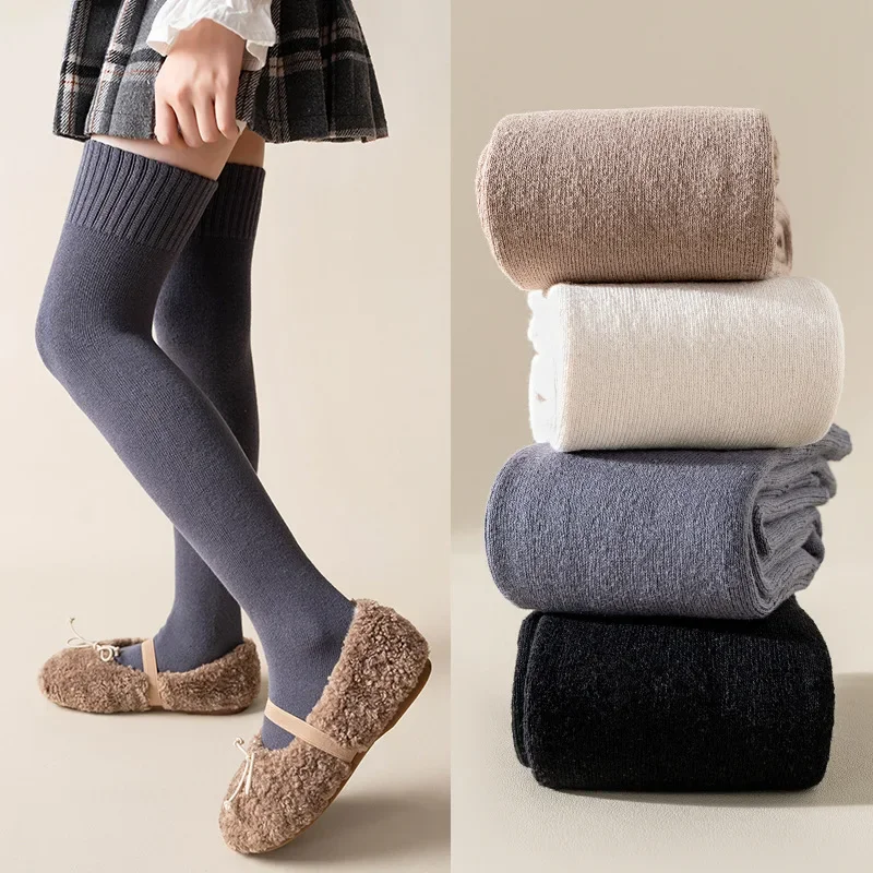 Calcetines escolares de felpa para invierno – Cálidos para niño y niña - imagen 2