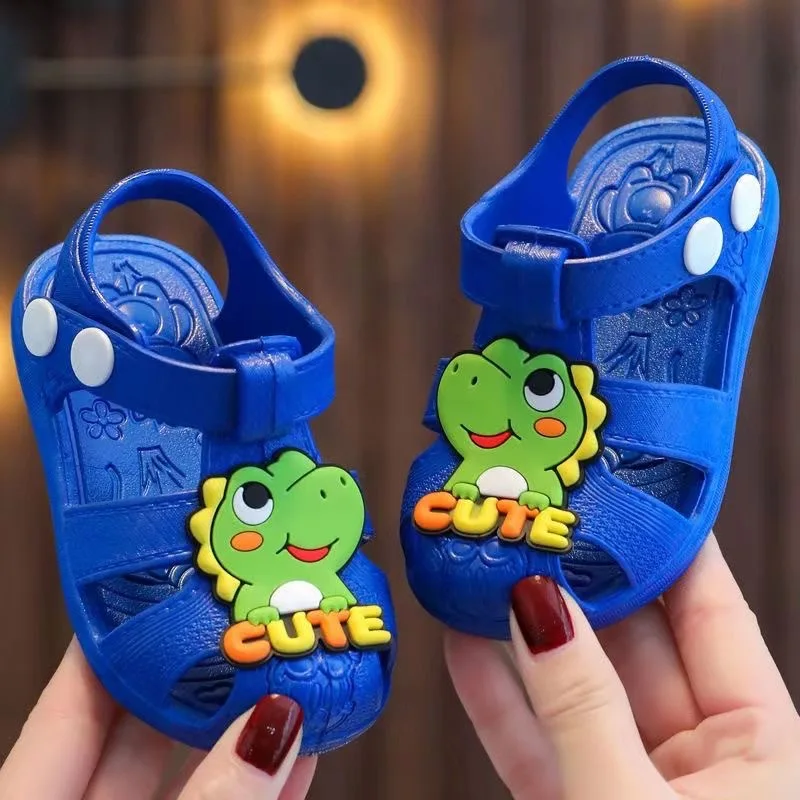 Sandalias de bebé verano punta cerrada antideslizantes