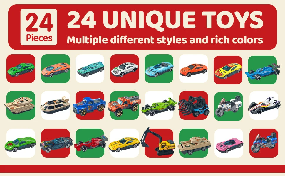 Coches de aleación y piezas del calendario