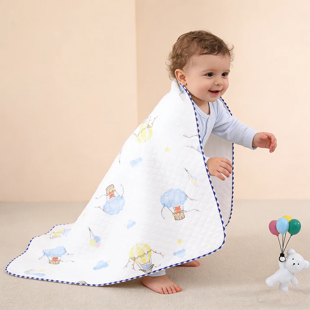 Albornoz de bebé recién nacido algodón absorbente para baño - imagen 2