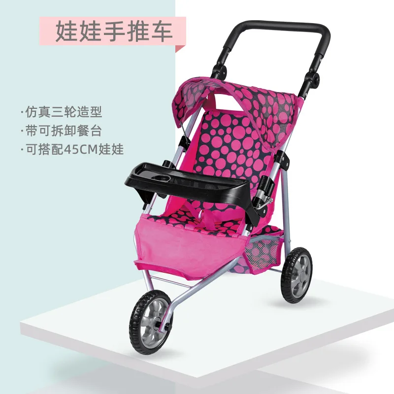 Carro de juguete para niña con mesa comedor plegable grande - imagen 3