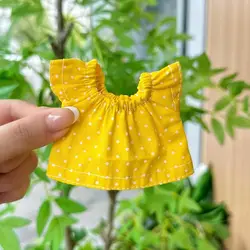 Vestidos de muñeca vaqueros estampados algodón estilo casual