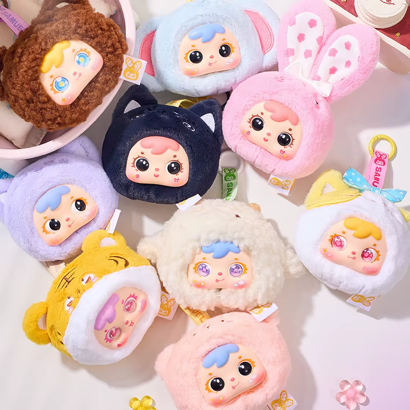 Llavero de peluche conejo Samuel Mini para bolso y llaves - imagen 4