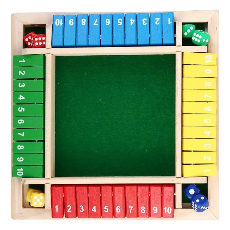 Juego cerrado de dados en madera para niños - imagen 4