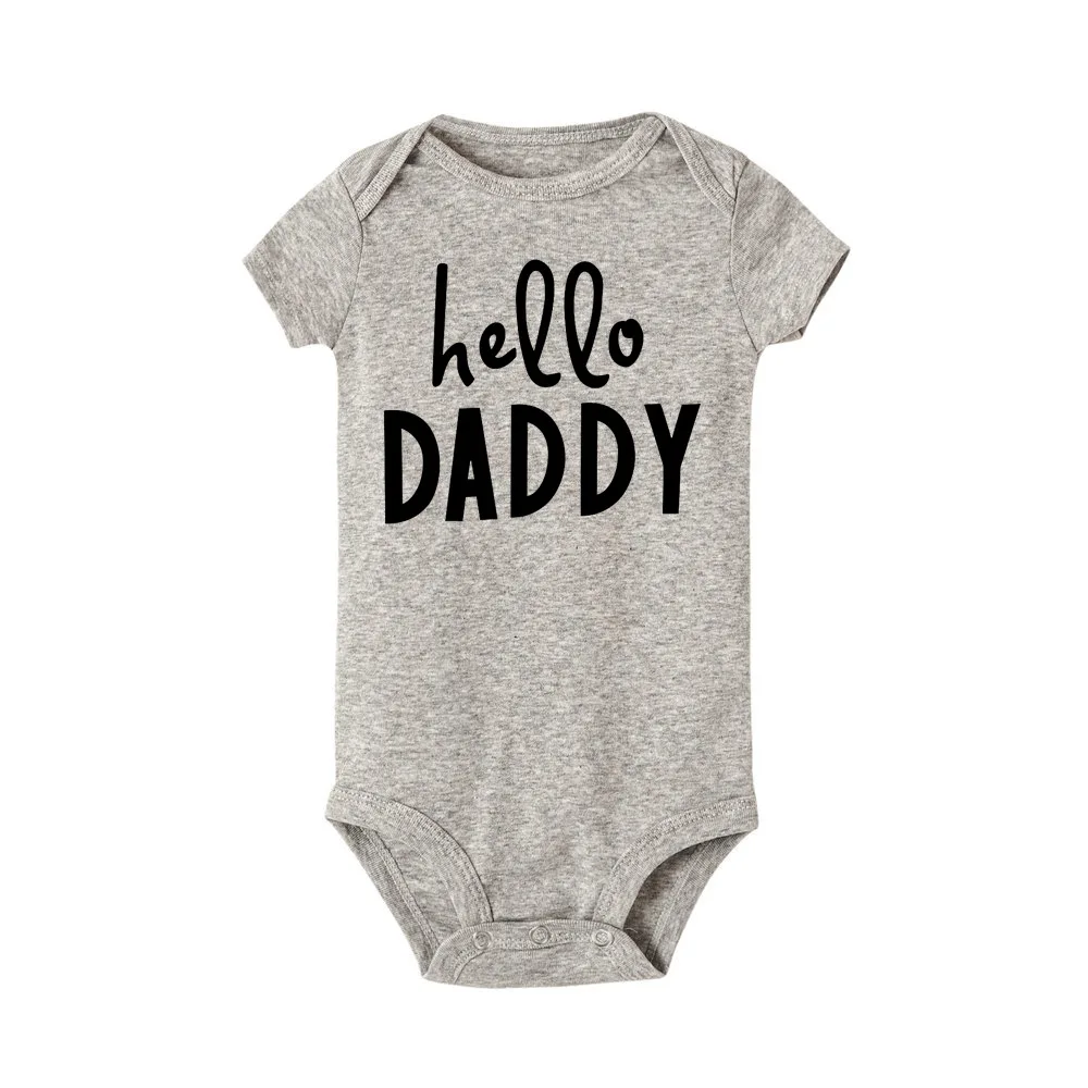 Hello Daddy Peleles de algodón puro para recién nacido - cómodo - imagen 2