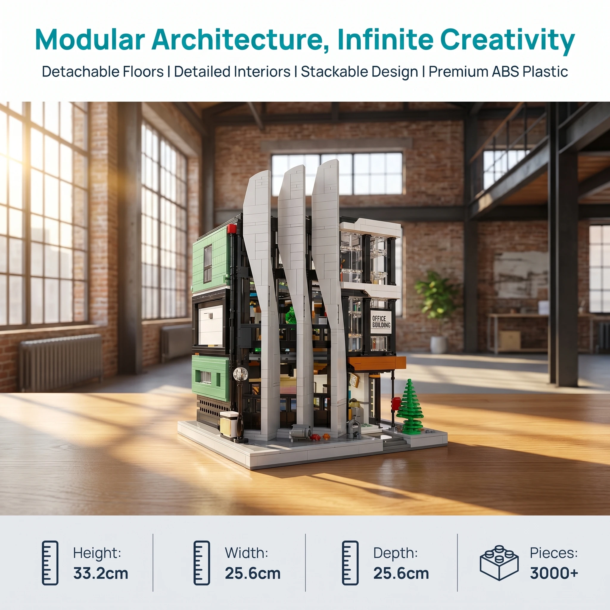 Bloques de construcción creativos para niños – Casa modular - imagen 4