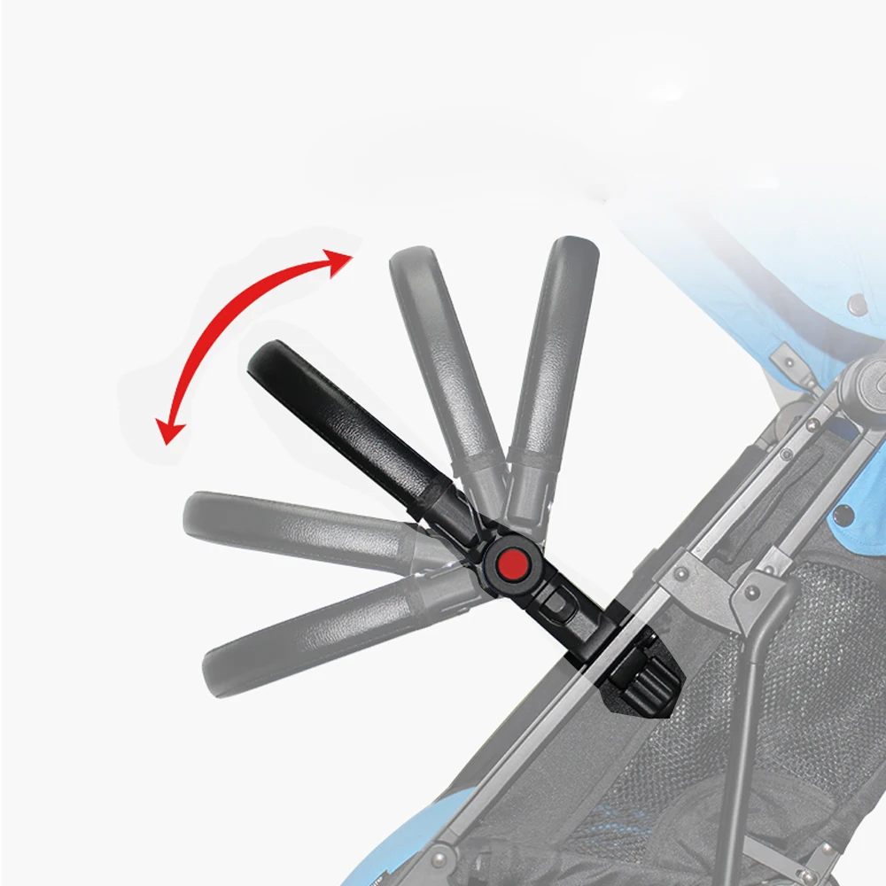Barra parachoques de cuero para cochecito compatible con YOYO y Cybex - imagen 4
