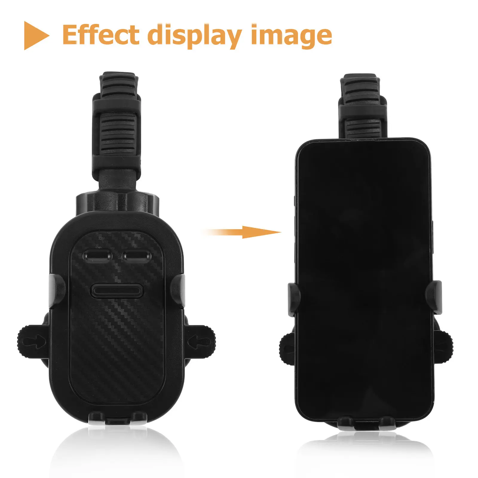Soporte universal para teléfono con gancho para carrito y paseo