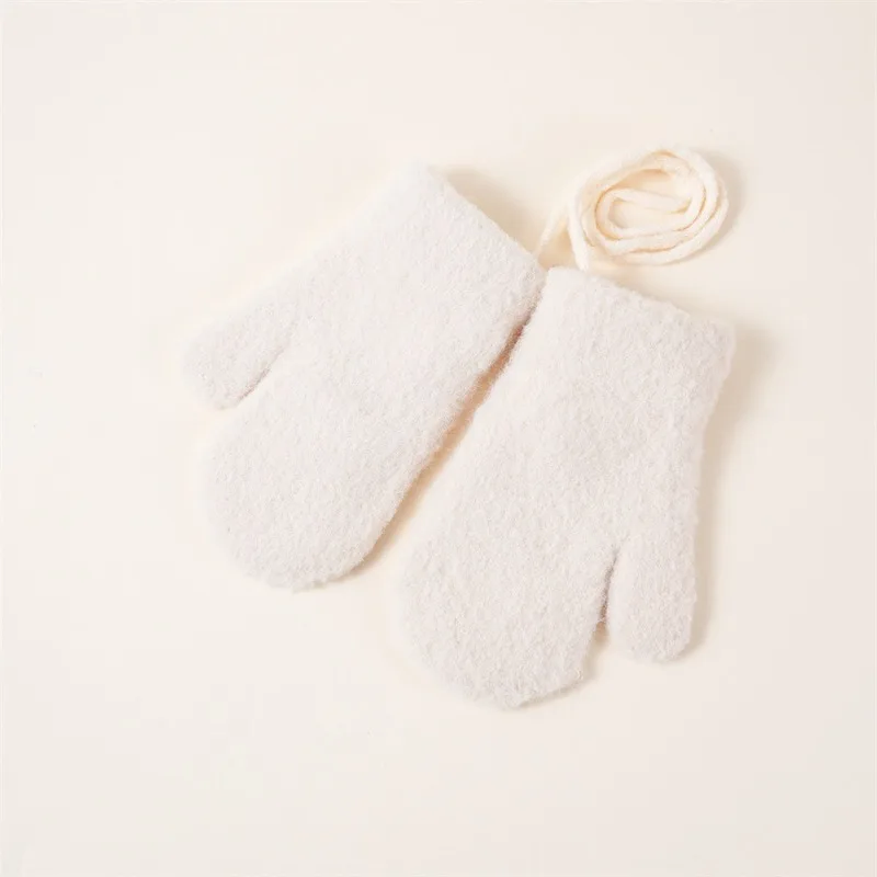 Guantes de invierno para niño con cordón, antideslizantes térmicos - imagen 5