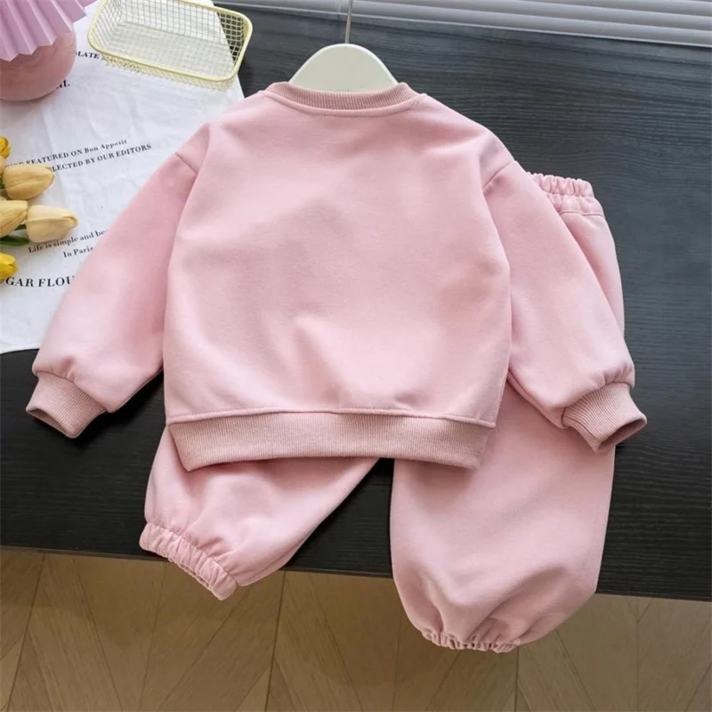 Conjunto deportivo de niña manga larga con cuello redondo - imagen 2