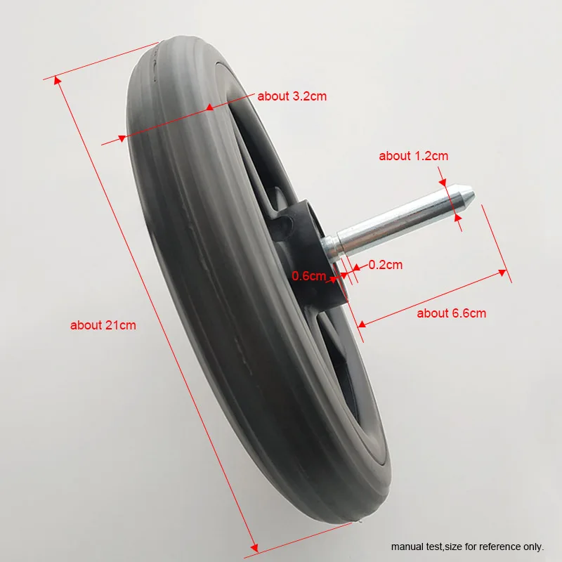 Rueda delantera de repuesto compatible con Cybex Eezy S+2 y Twist+2 - imagen 2