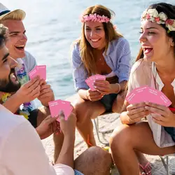 Juego rápido de palabras de mesa con tarjetas papel para principiantes