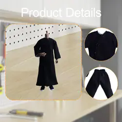 Abrigo de gabardina para figuras acción, ropa muñeco colección