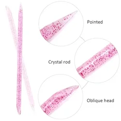 Empujador doble de cutículas reutilizable para manicura y pedicura