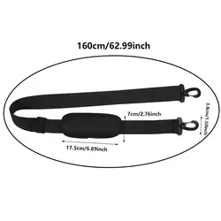Correa ajustable para bandolera infantil negra, extraíble