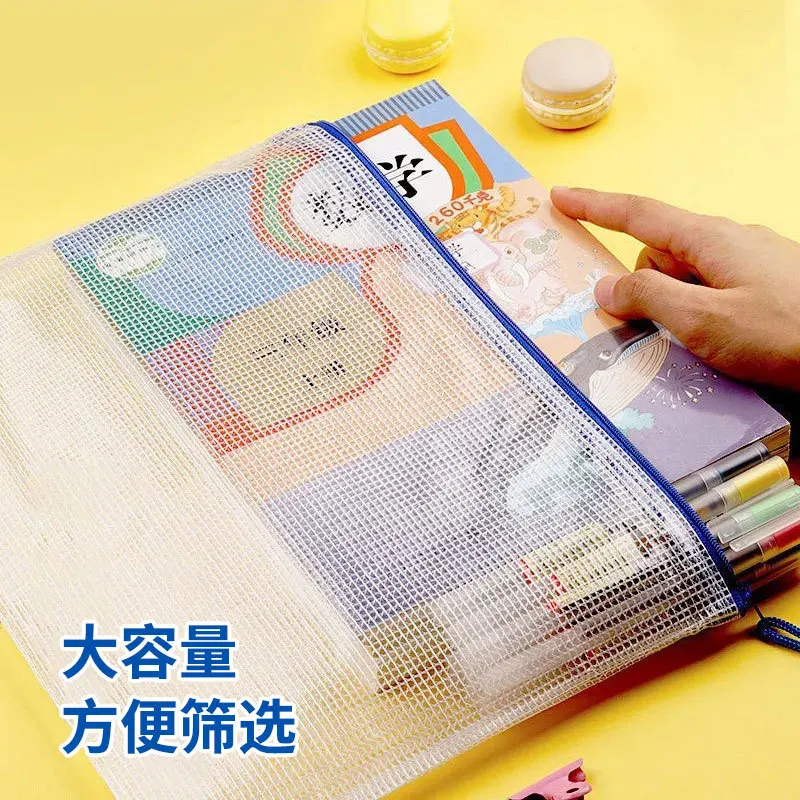 Bolsa escolar impermeable infantil con cremallera para niños