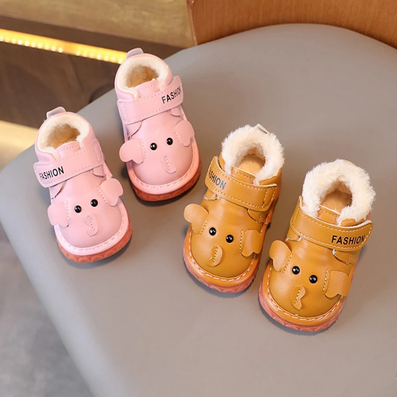 Zapatos bebé antideslizantes de suela blanda para casa Babywalking - imagen 3