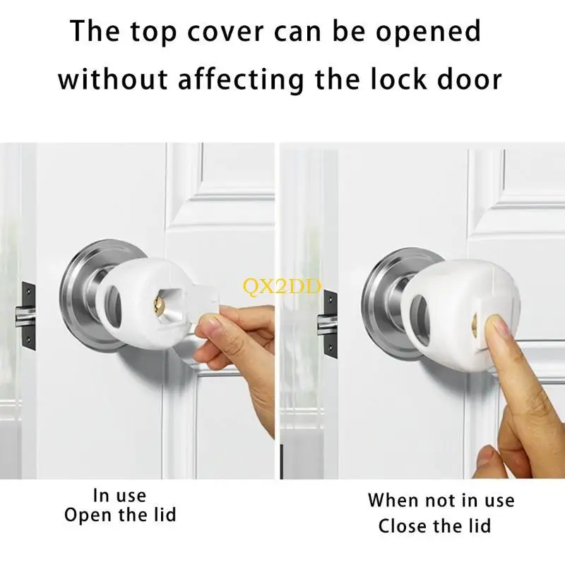 Protector de manilla de puerta para bebés QX2D – Antigolpes a prueba de niños - imagen 2