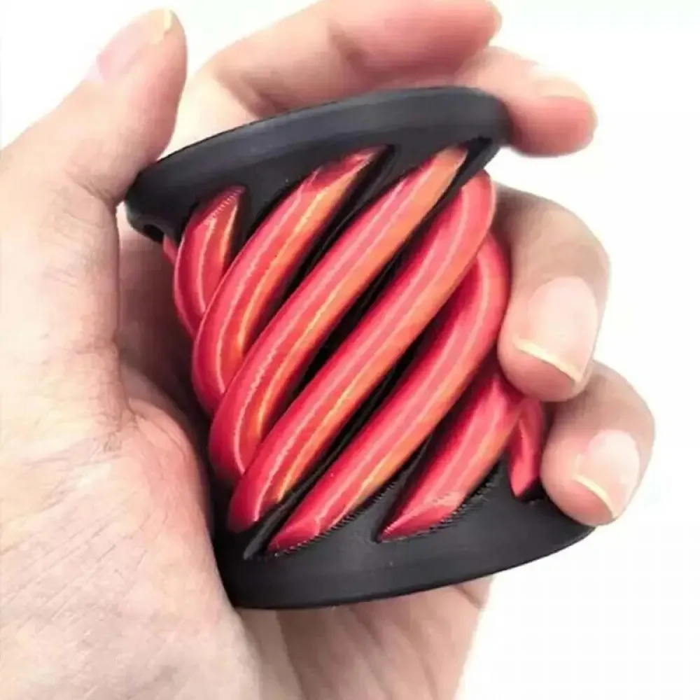 Juguete antiestrés cono en espiral 3D pirámide imposible - imagen 3