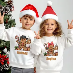 Sudadera con capucha personalizada de Navidad para niños – Reno