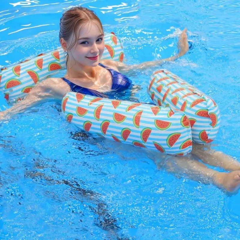 Hamaca inflable para agua y playa – tumbona plegable flotante - imagen 4