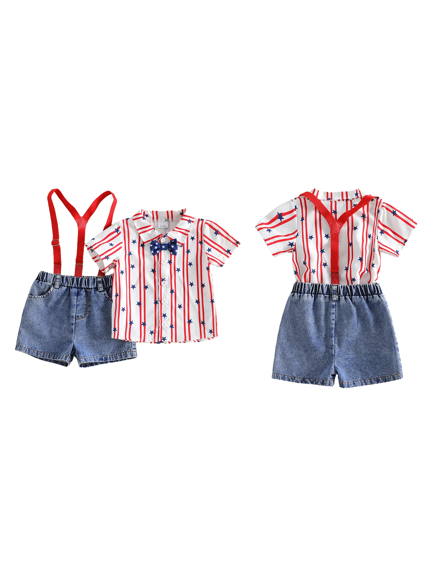 Pantalones cortos de mezclilla para niños pequeños