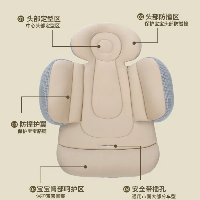 Cojín asiento cochecito bebé Algodón suave protector - imagen 5