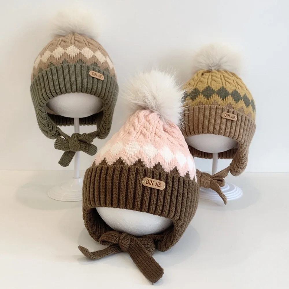 Gorro de lana grueso y suave para bebé 2-5 años – Otoño e Invierno - imagen 2