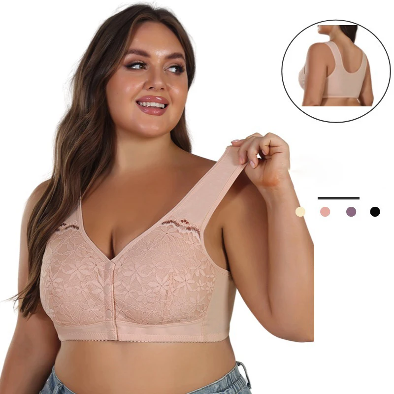 Sujetador de lactancia talla grande sin costuras - soporte cómodo - imagen 3