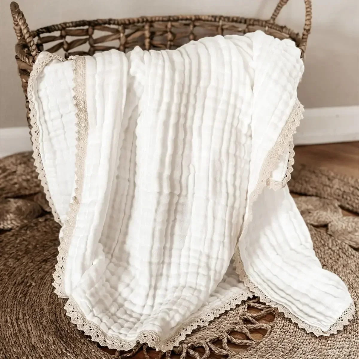Toalla de baño de algodón de bambú para bebé – Suave y absorbente - imagen 2