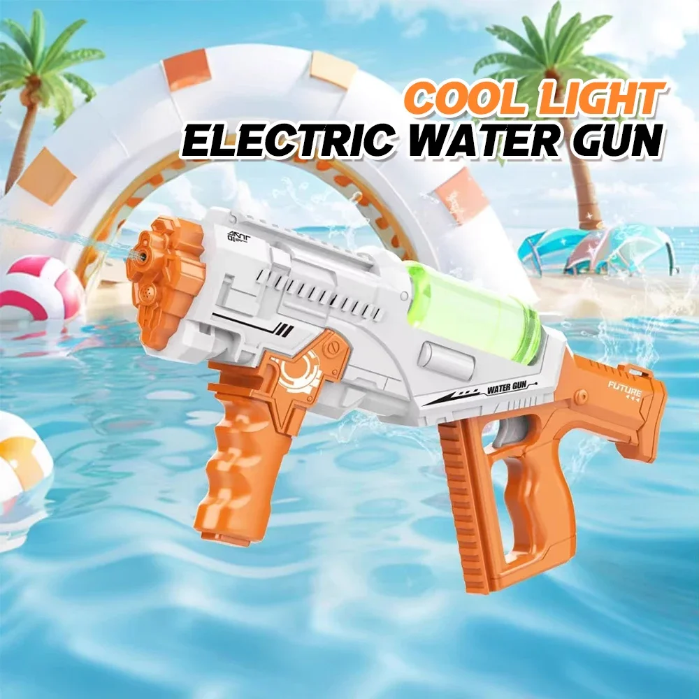 Pistola de agua eléctrica automática para niños con luz - imagen 3